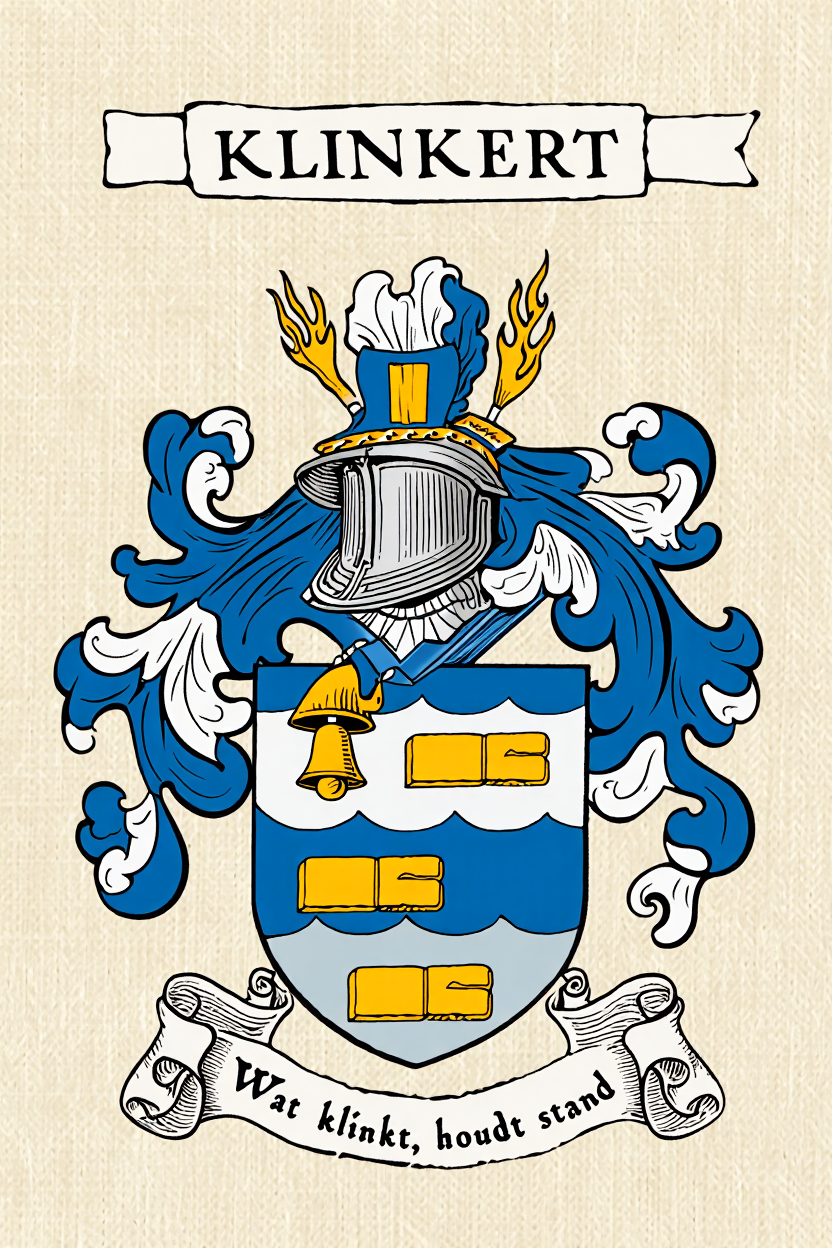 Familiewapen van de achternaam KLINKERT