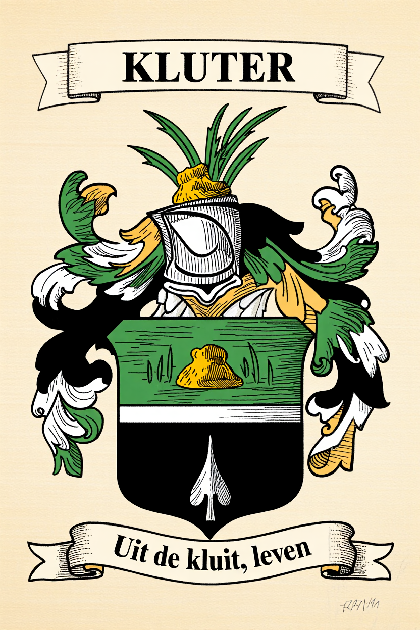 Familiewapen van de achternaam KLUTER