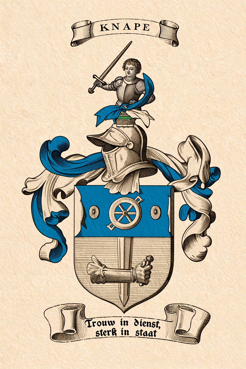 Familiewapen van de achternaam KNAPE