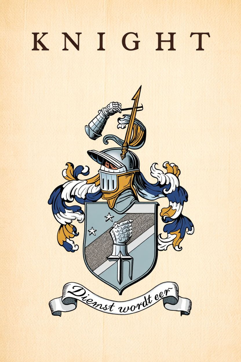 Familiewapen van de achternaam KNIGHT (vergrendeld)