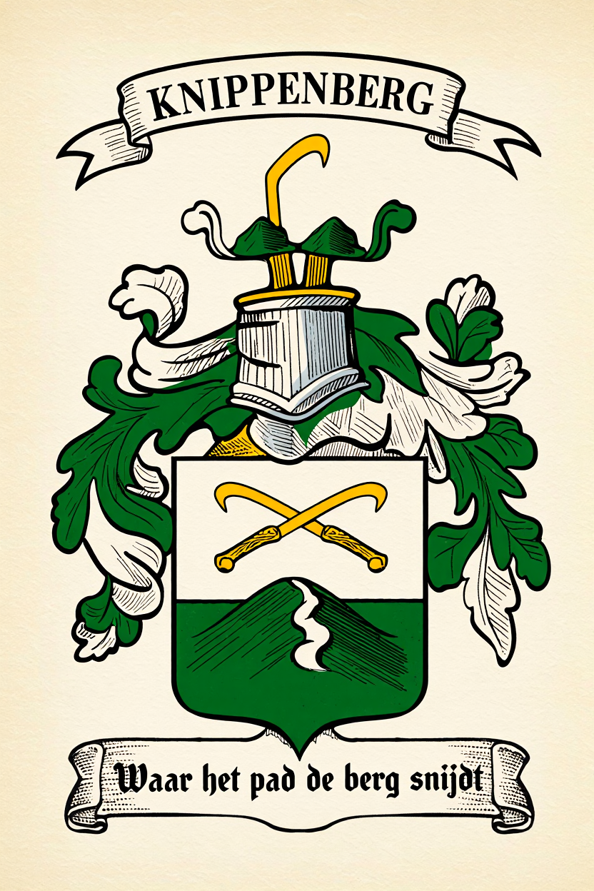 Familiewapen van de achternaam KNIPPENBERG