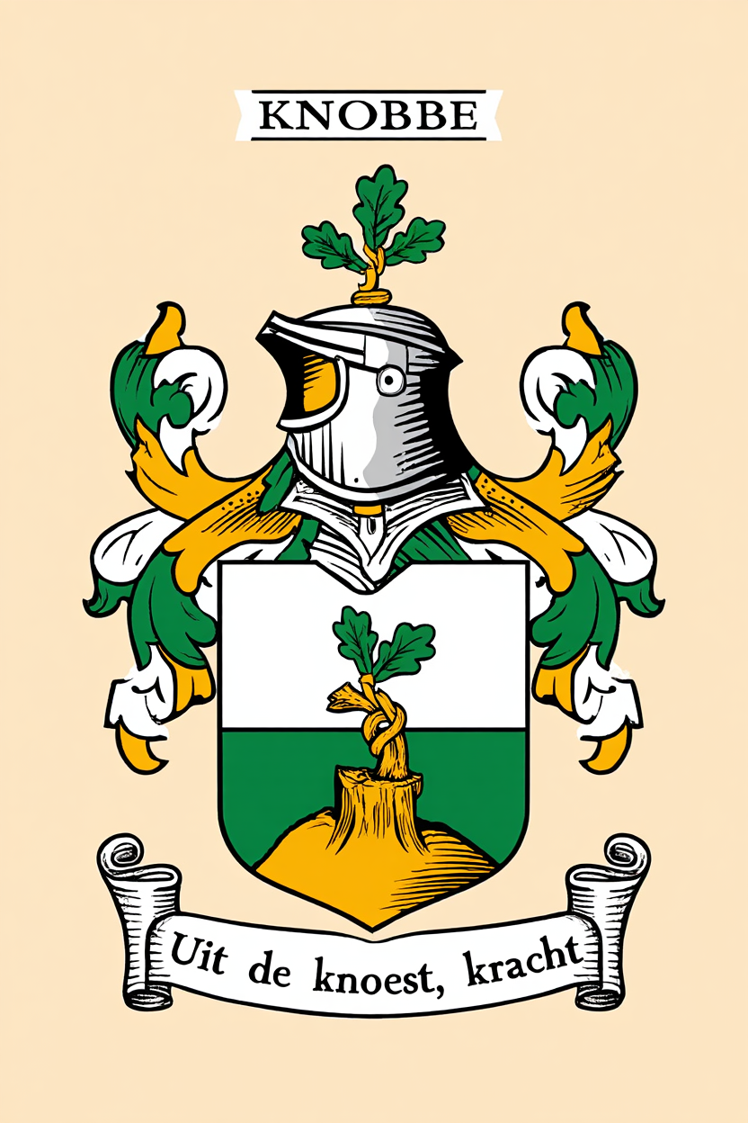 Familiewapen van de achternaam KNOBBE