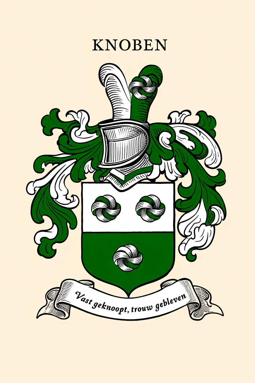 Familiewapen van de achternaam KNOBEN