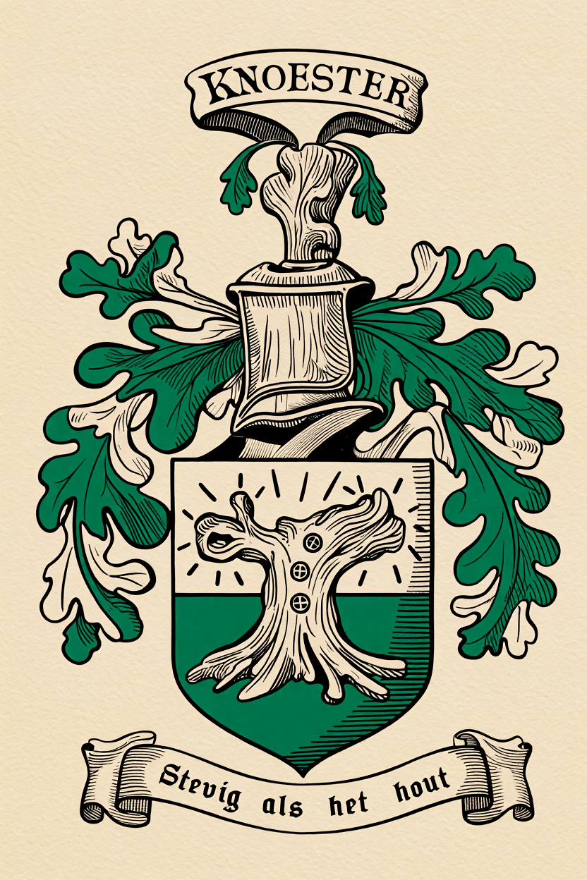 Familiewapen van de achternaam KNOESTER