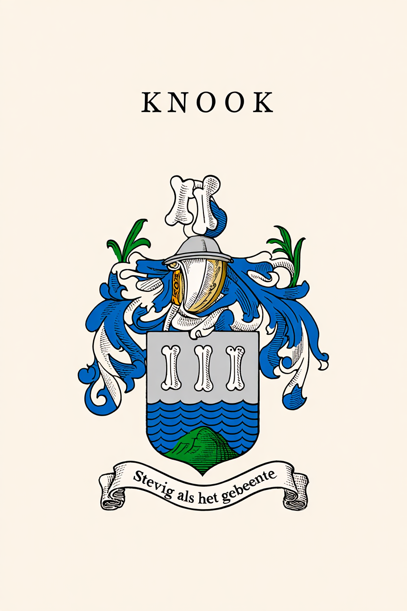 Familiewapen van de achternaam KNOOK