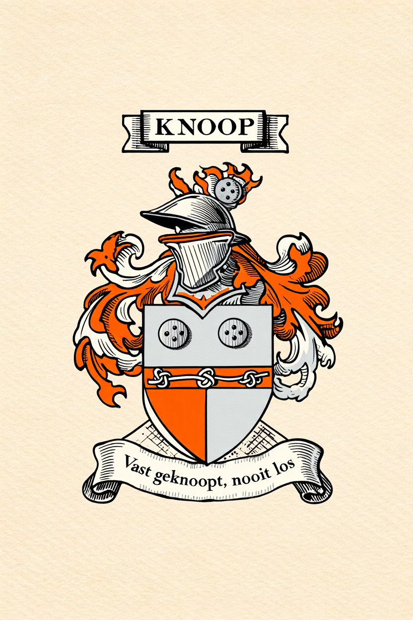 Familiewapen van de achternaam KNOOP