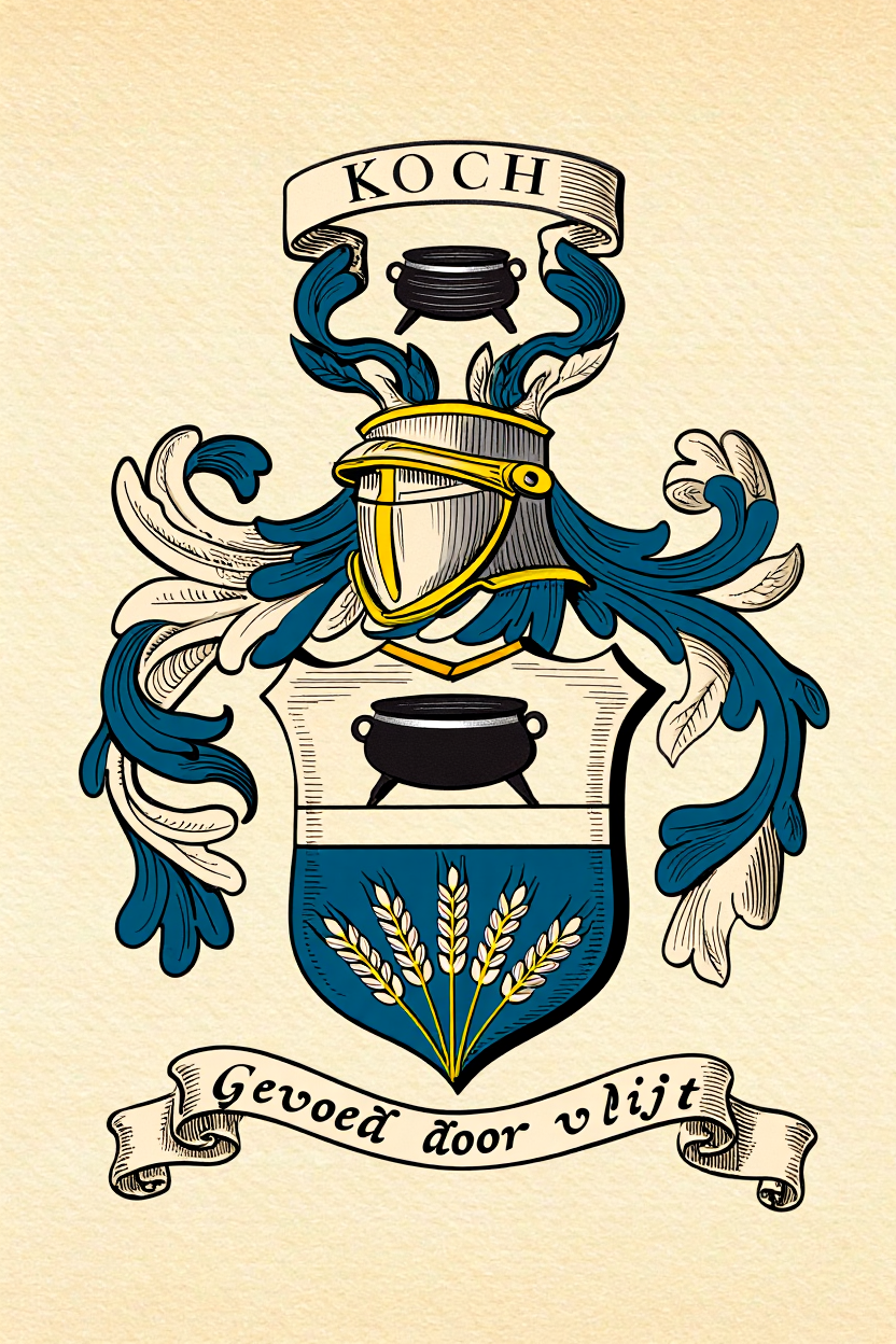 Familiewapen van de achternaam KOCH