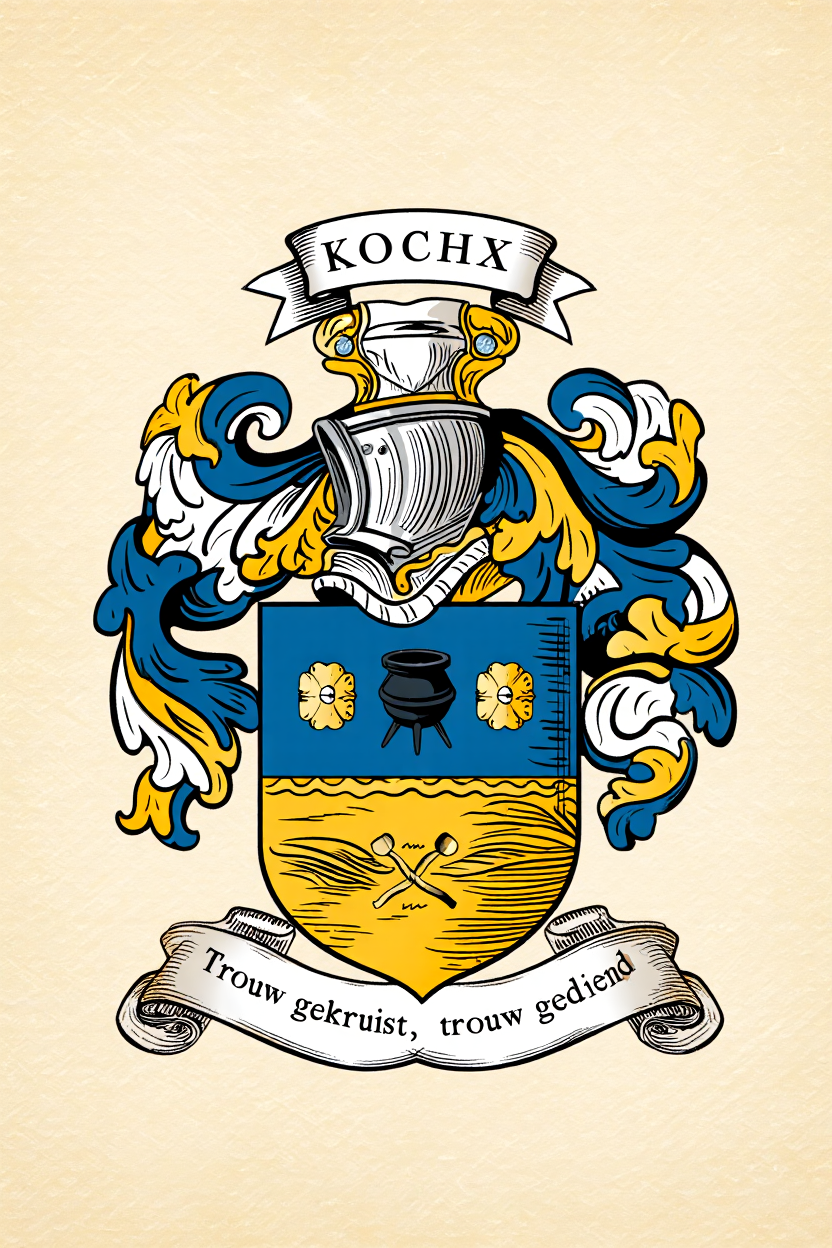 Familiewapen van de achternaam KOCHX