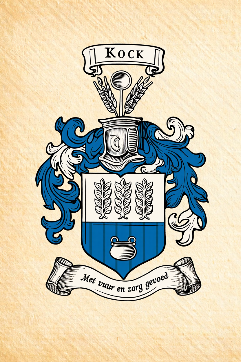 Familiewapen van de achternaam KOCK