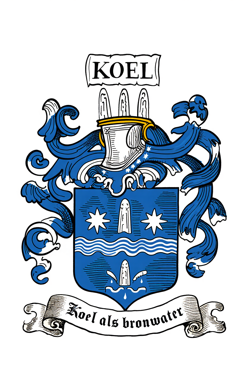 Familiewapen van de achternaam KOEL
