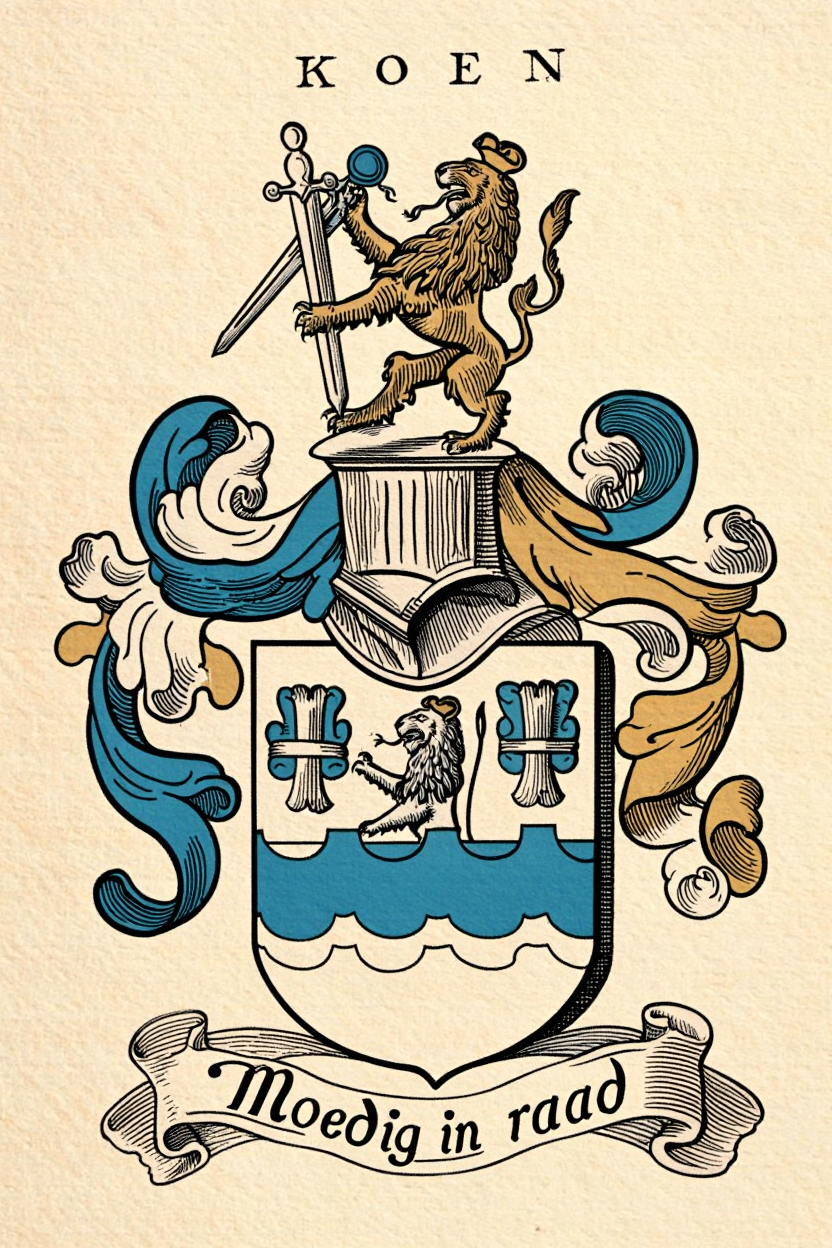 Familiewapen van de achternaam KOEN