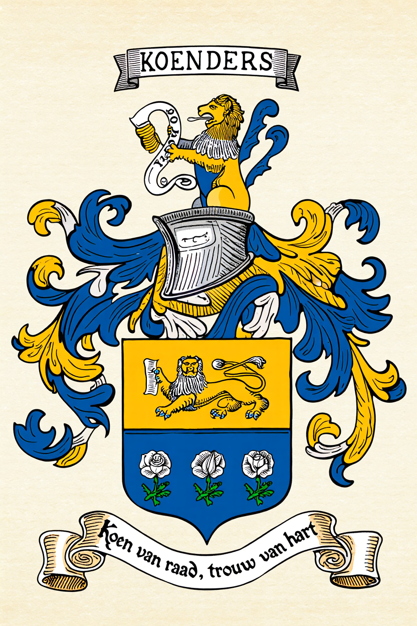 Familiewapen van de achternaam KOENDERS