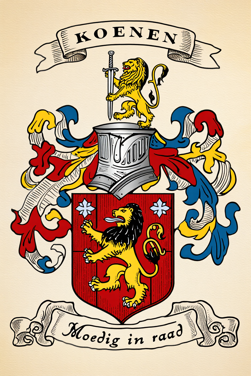 Familiewapen van de achternaam KOENEN