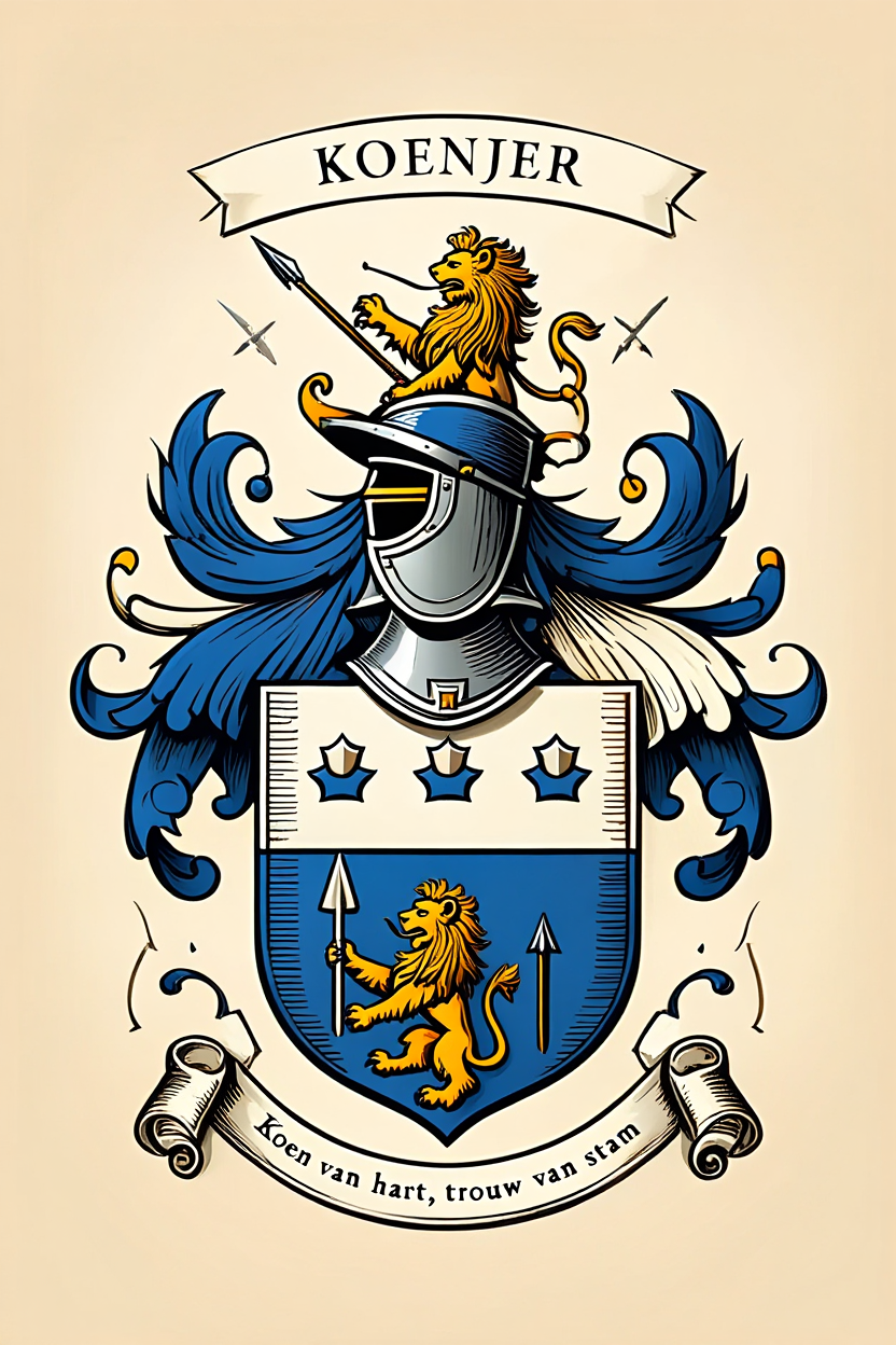 Familiewapen van de achternaam KOENJER
