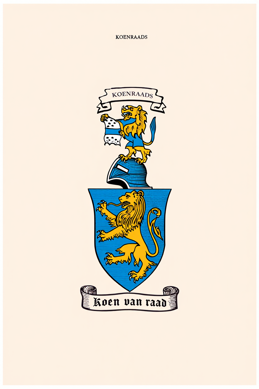 Familiewapen van de achternaam KOENRAADS