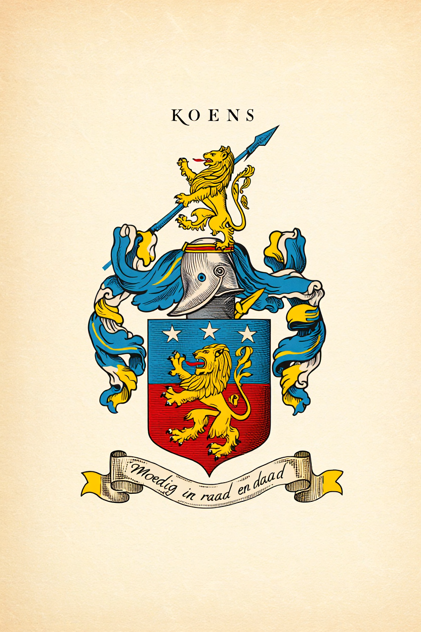 Familiewapen van de achternaam KOENS