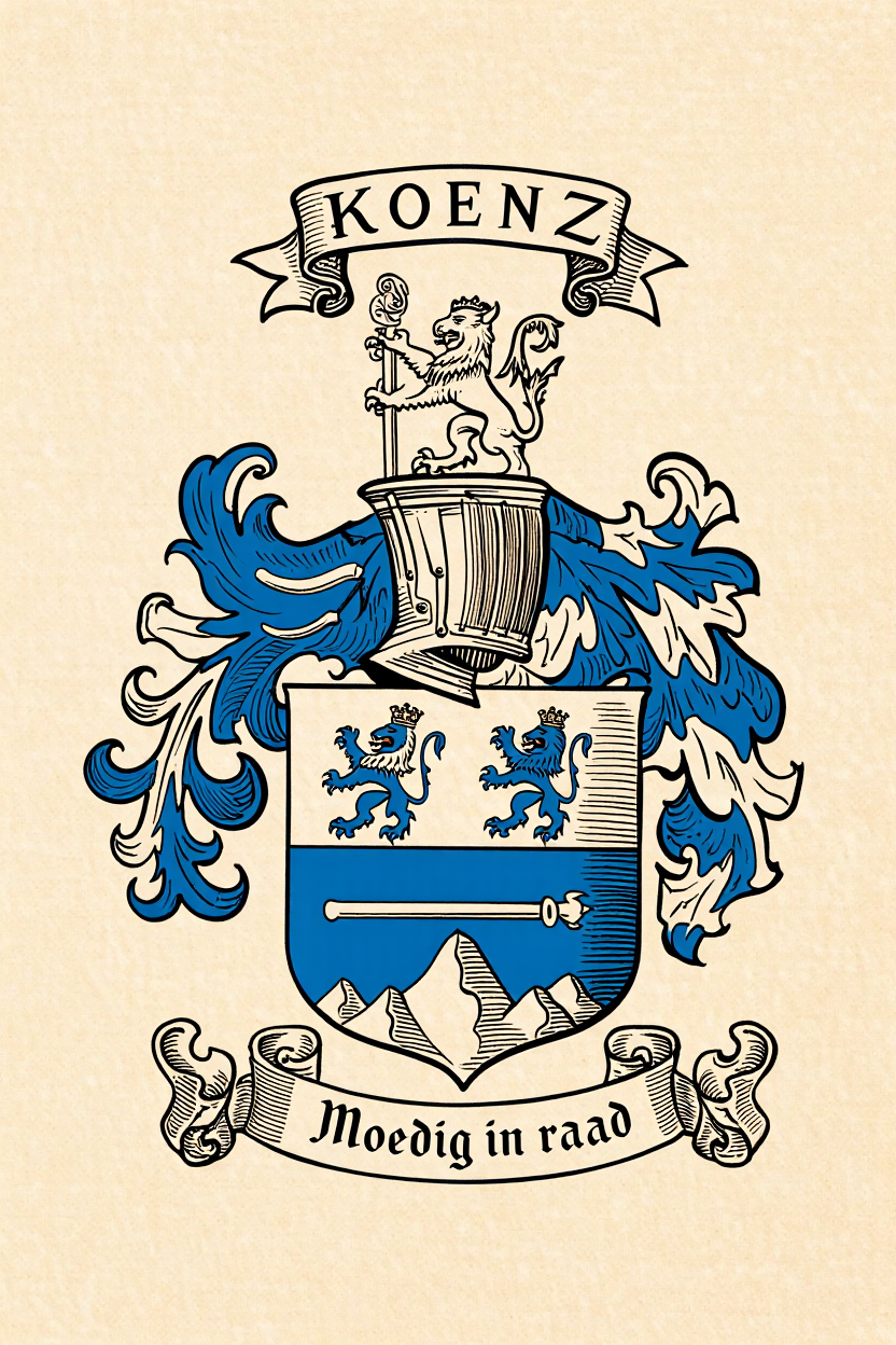 Familiewapen van de achternaam KOENZ