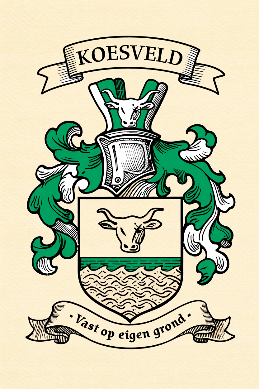 Familiewapen van de achternaam KOESVELD