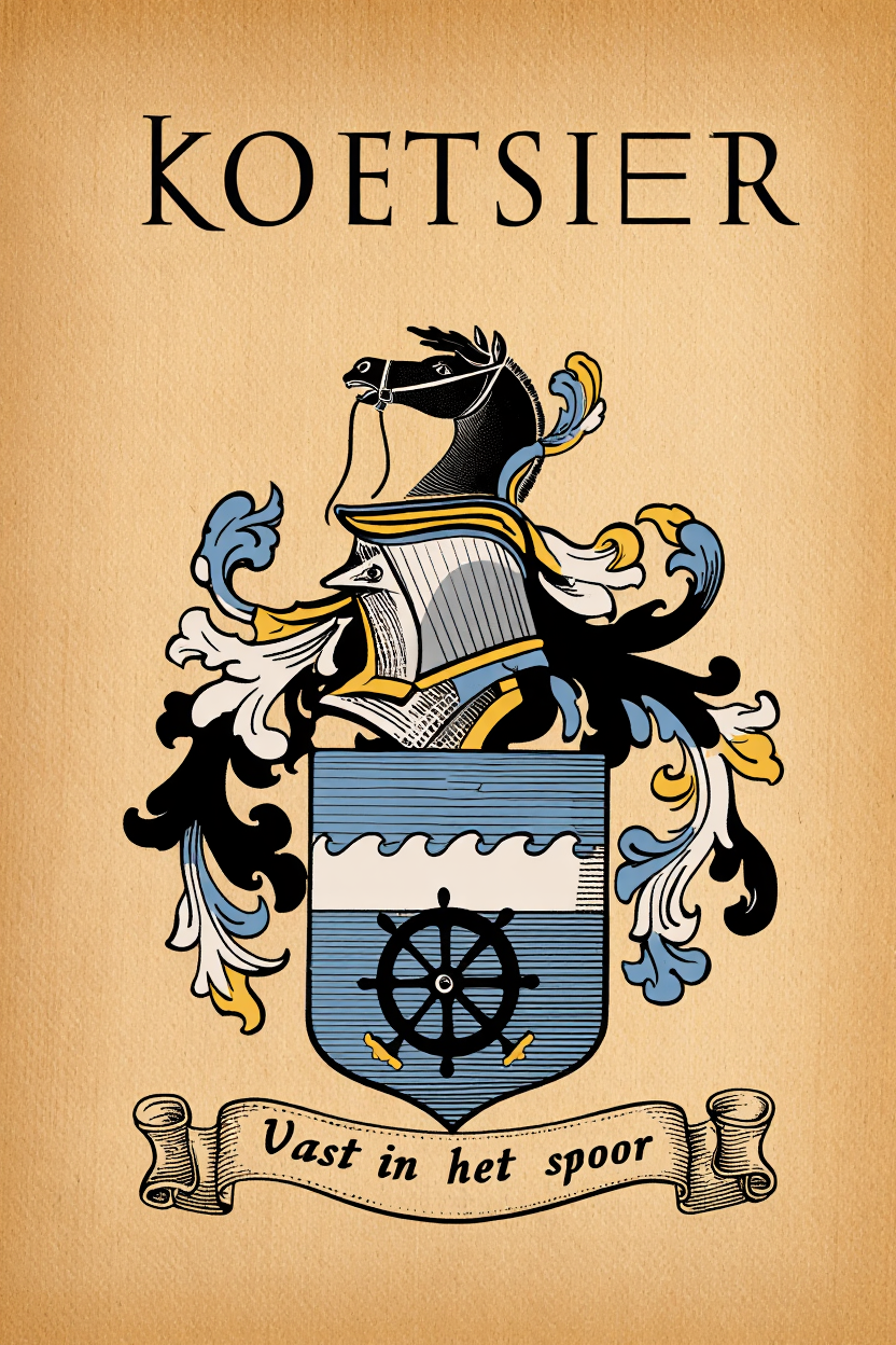 Familiewapen van de achternaam KOETSIER