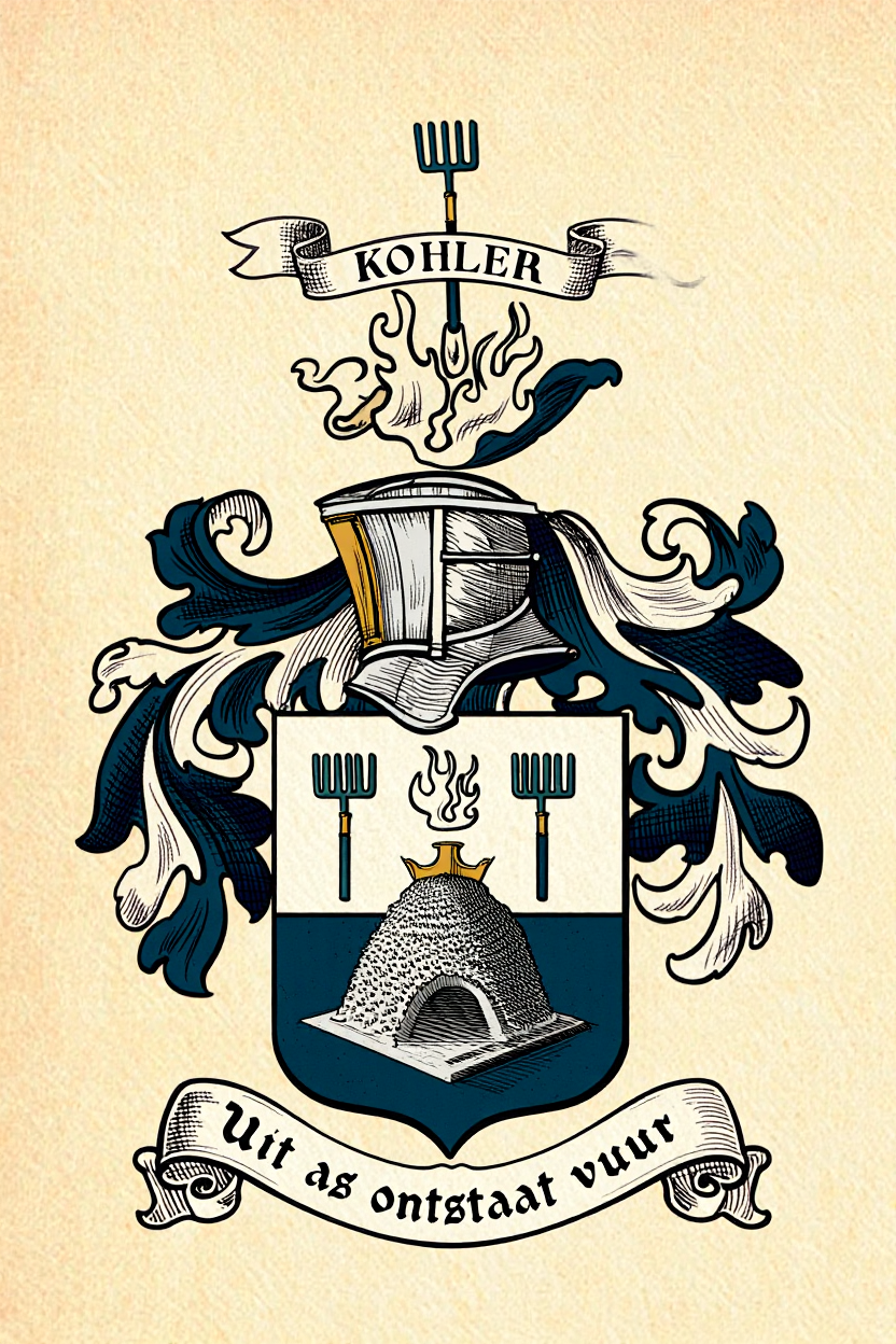 Familiewapen van de achternaam KOHLER