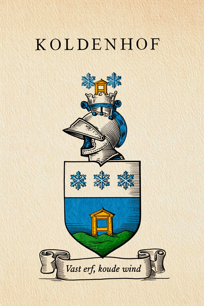 Familiewapen van de achternaam KOLDENHOF (vergrendeld)