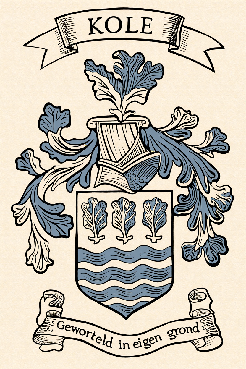 Familiewapen van de achternaam KOLE
