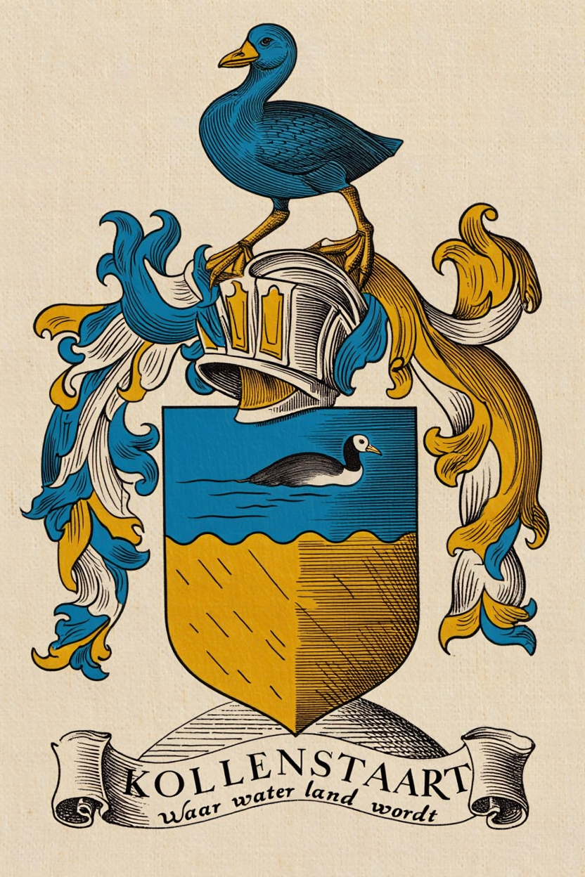 Familiewapen van de achternaam KOLLENSTAART