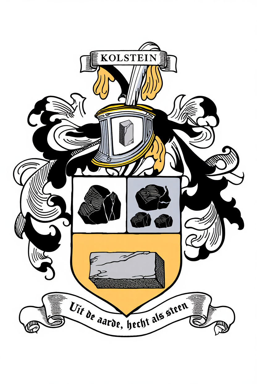 Familiewapen van de achternaam KOLSTEIN (vergrendeld)