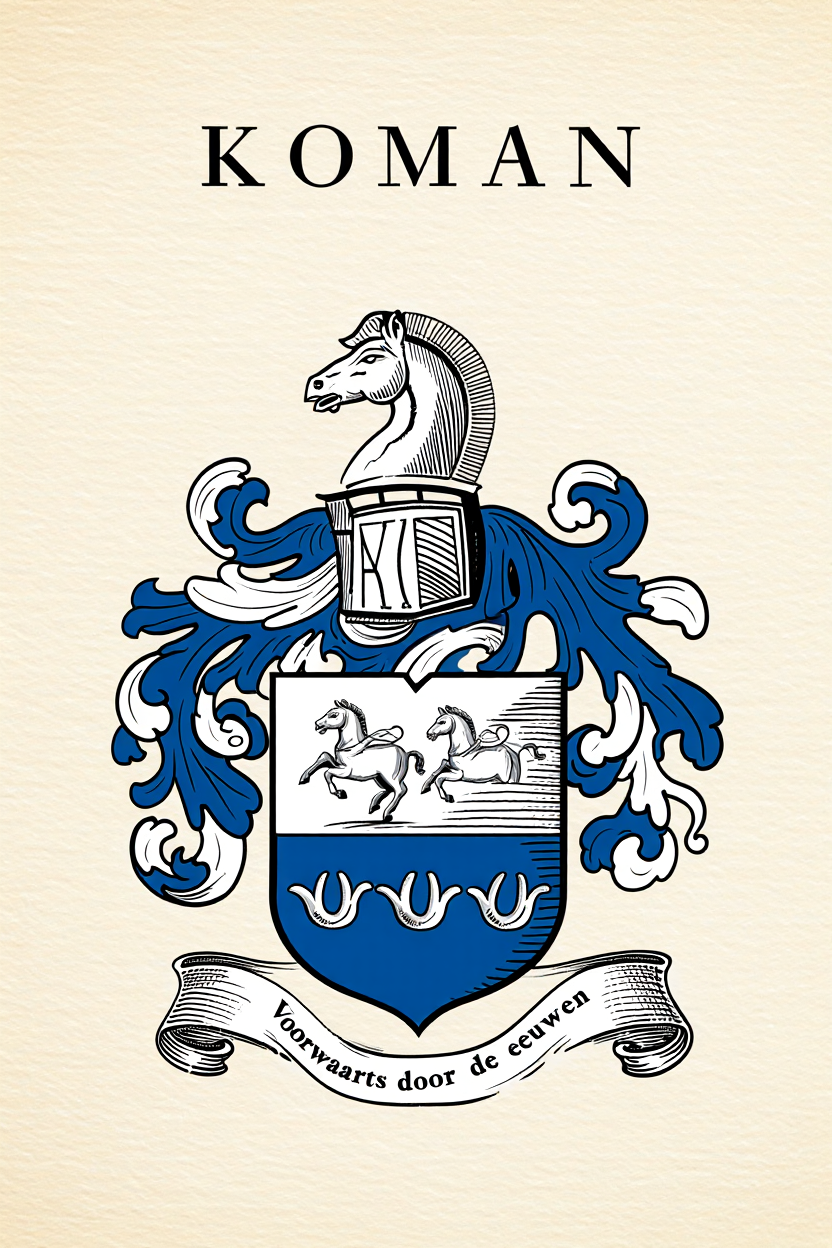 Familiewapen van de achternaam KOMAN
