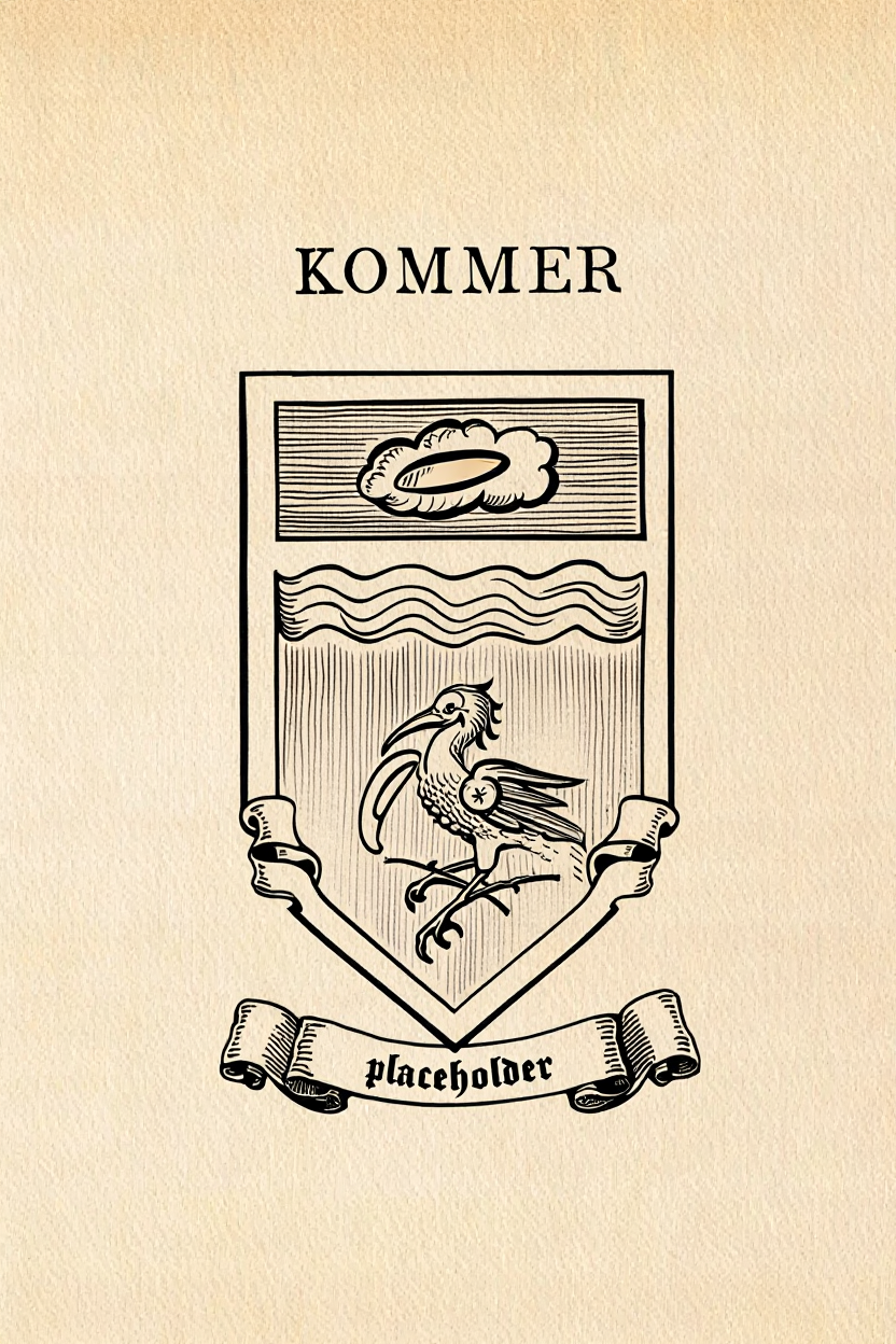 Familiewapen van de achternaam KOMMER