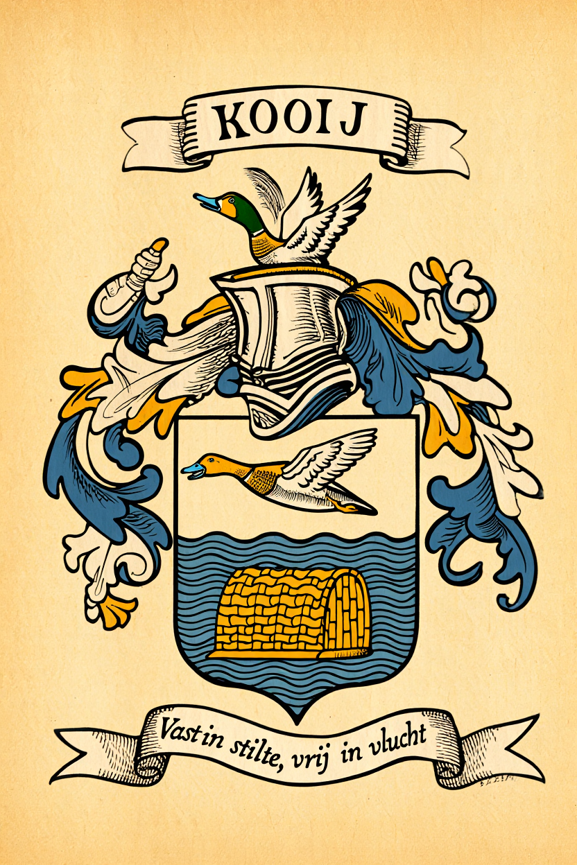 Familiewapen van de achternaam KOOIJ
