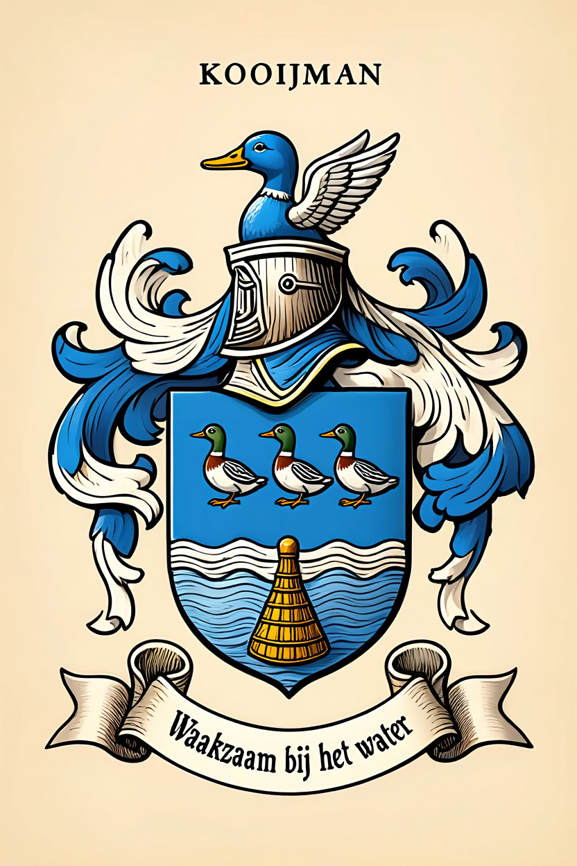 Familiewapen van de achternaam KOOIJMAN