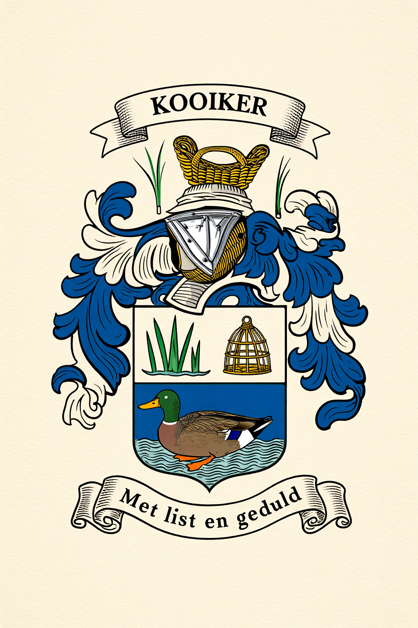 Familiewapen van de achternaam KOOIKER