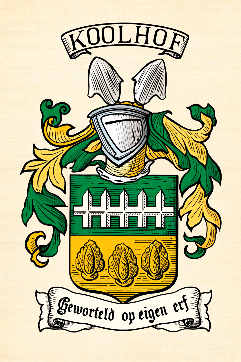 Familiewapen van de achternaam KOOLHOF