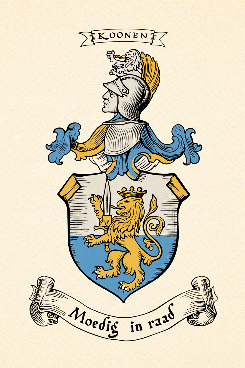 Familiewapen van de achternaam KOONEN