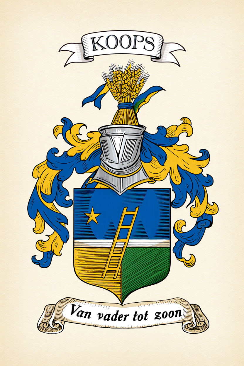 Familiewapen van de achternaam KOOPS