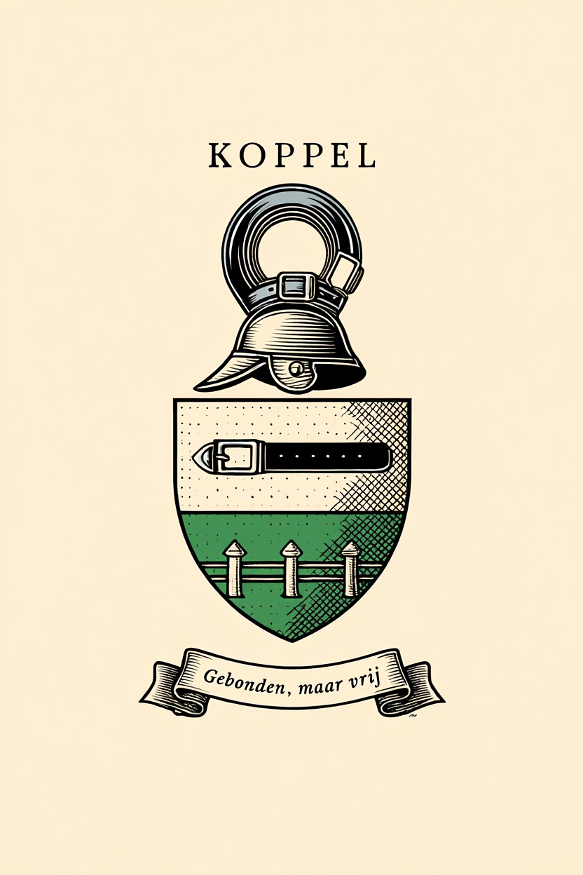Familiewapen van de achternaam KOPPEL (vergrendeld)