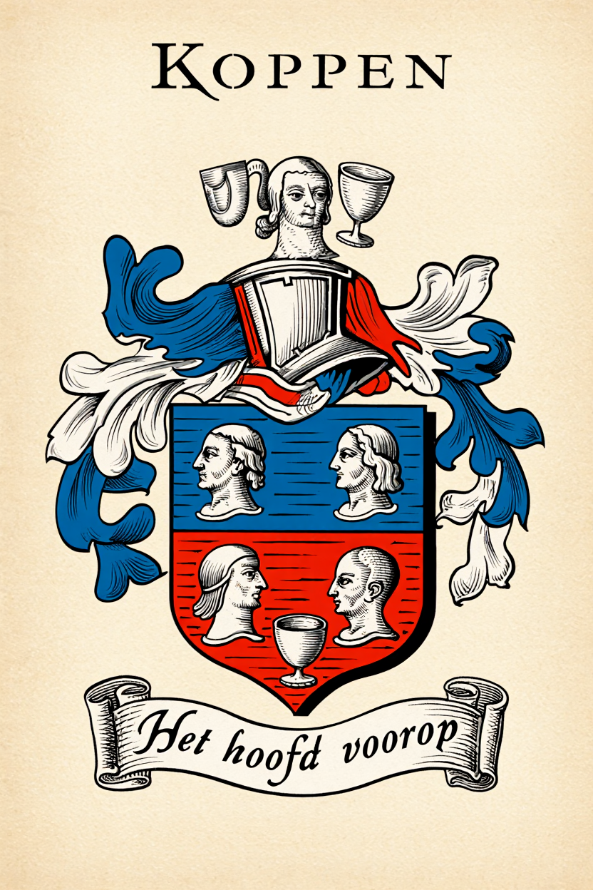 Familiewapen van de achternaam KOPPEN