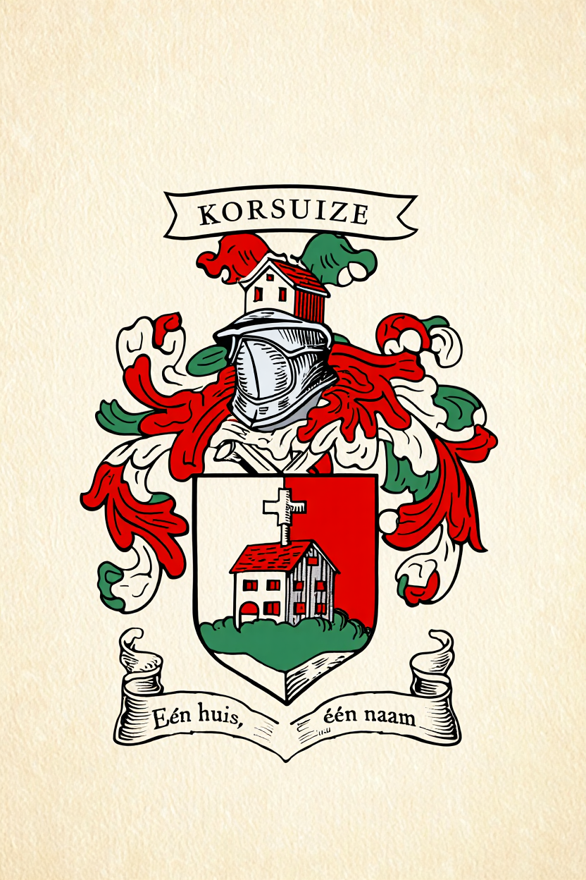 Familiewapen van de achternaam KORSUIZE