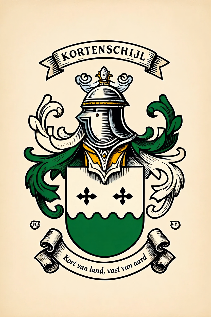 Familiewapen van de achternaam KORTENSCHIJL