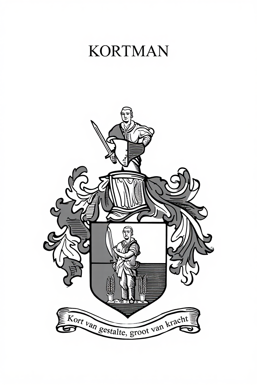 Familiewapen van de achternaam KORTMAN