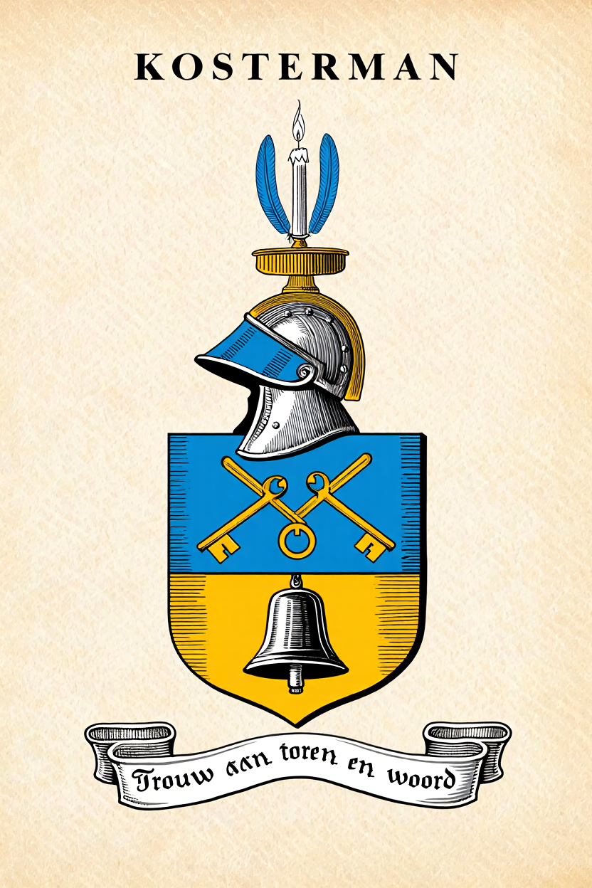 Familiewapen van de achternaam KOSTERMAN