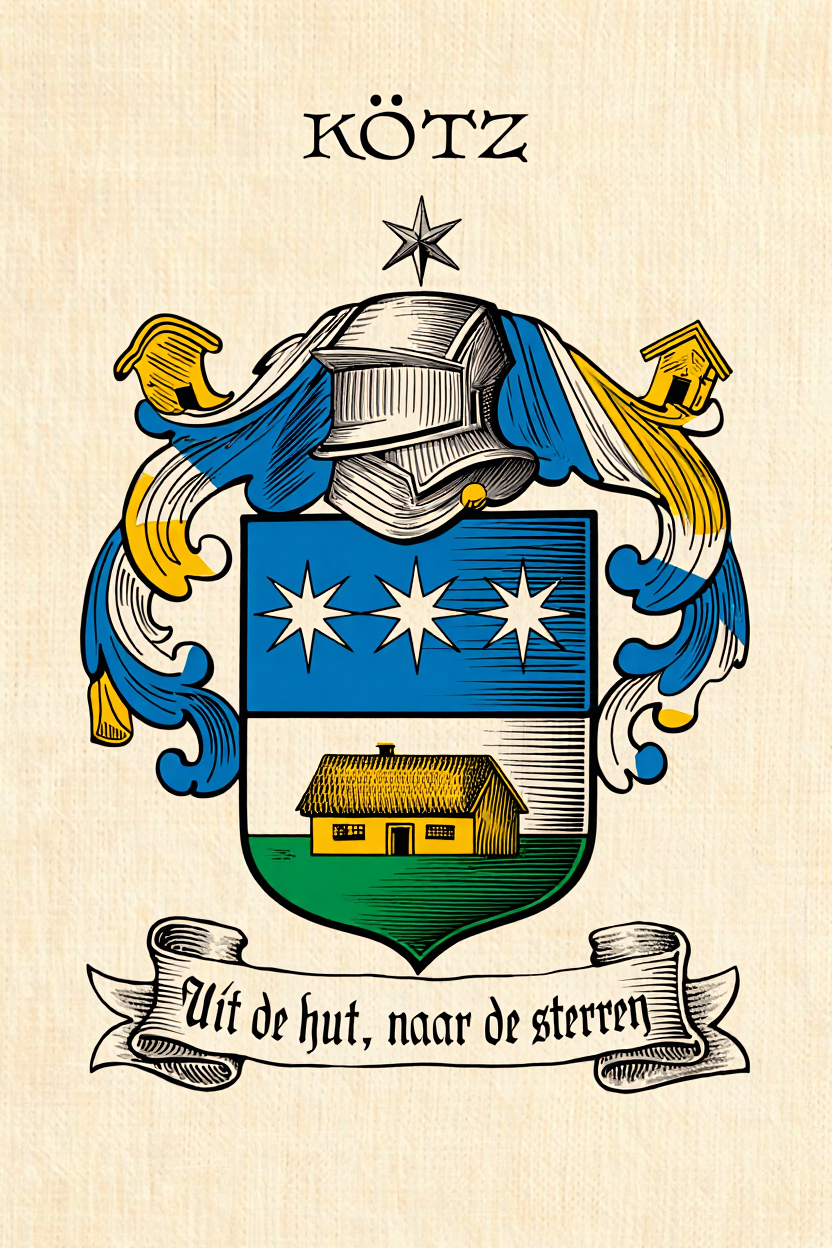 Familiewapen van de achternaam KÖTZ