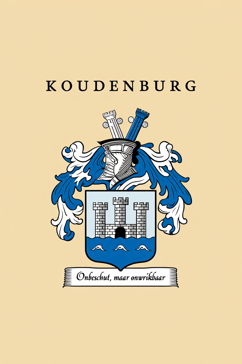Familiewapen van de achternaam KOUDENBURG (vergrendeld)