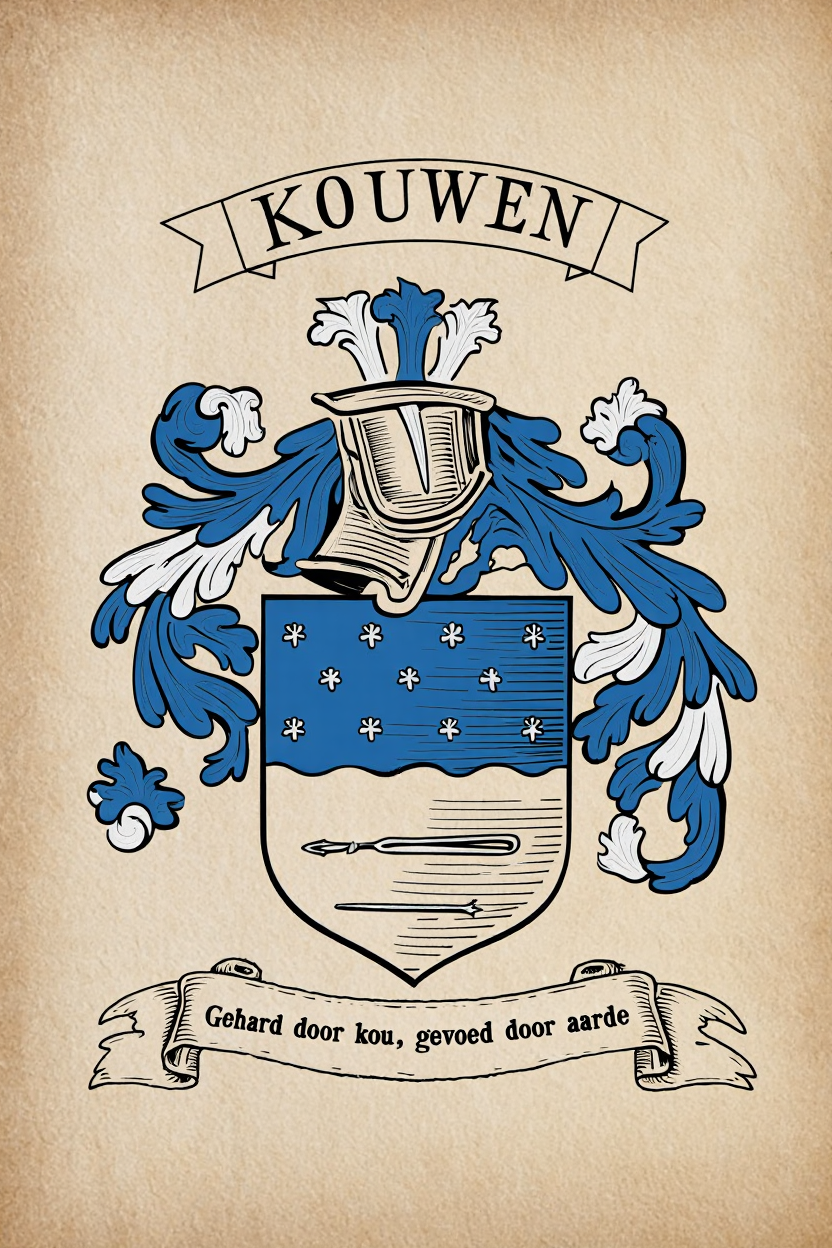 Familiewapen van de achternaam KOUWEN