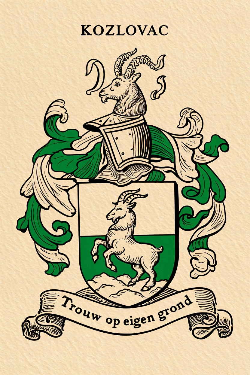 Familiewapen van de achternaam KOZLOVAC