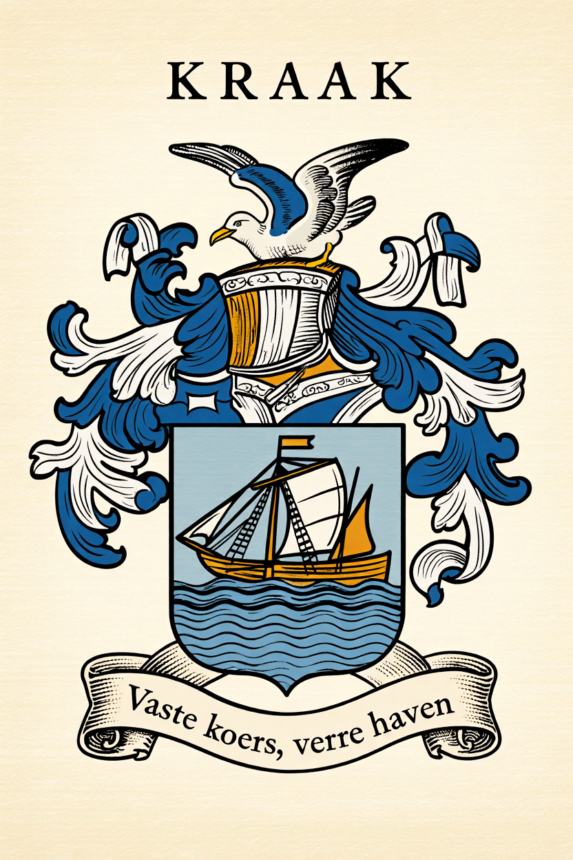 Familiewapen van de achternaam KRAAK