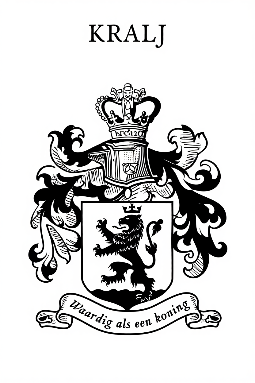 Familiewapen van de achternaam KRALJ