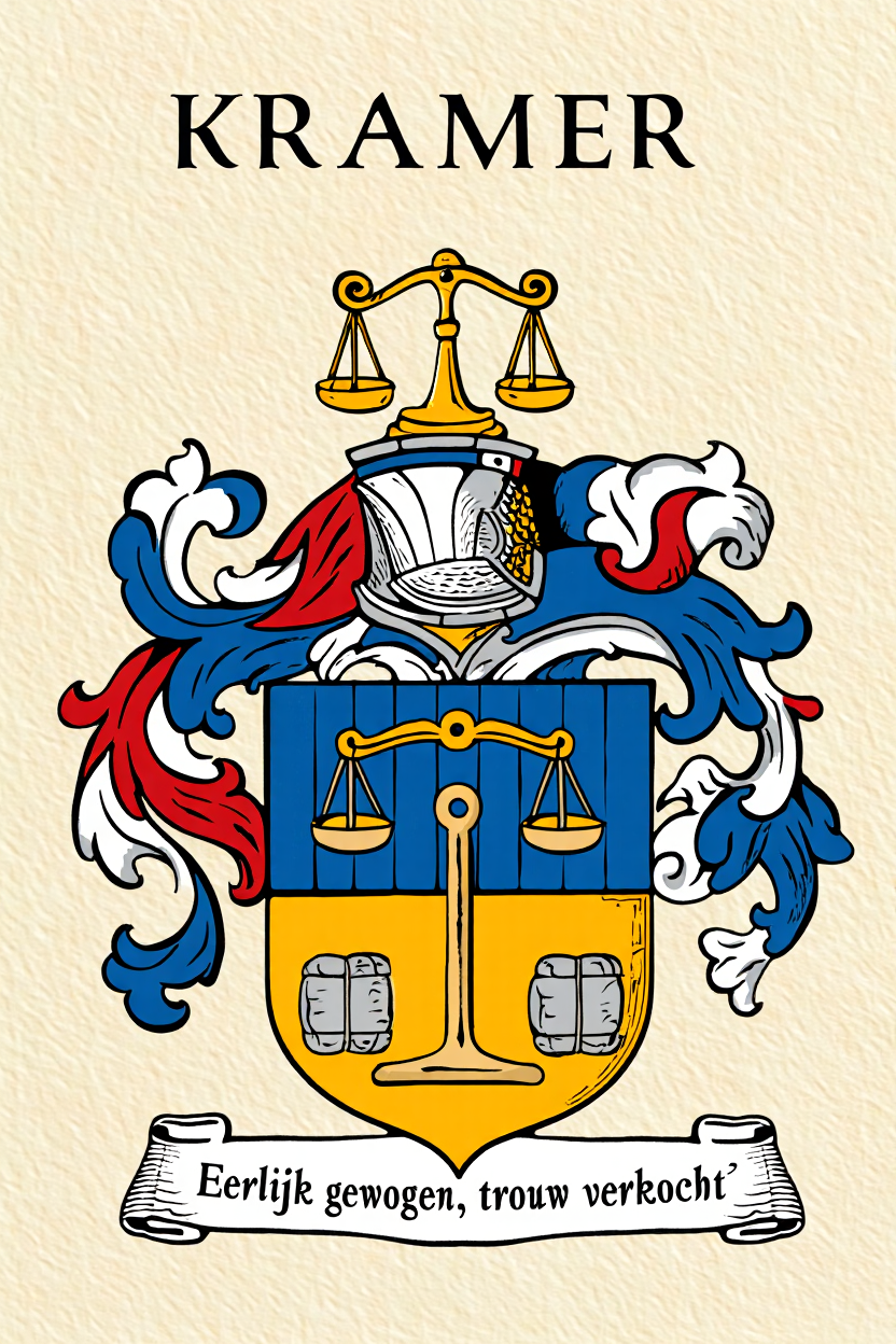 Familiewapen van de achternaam KRAMER