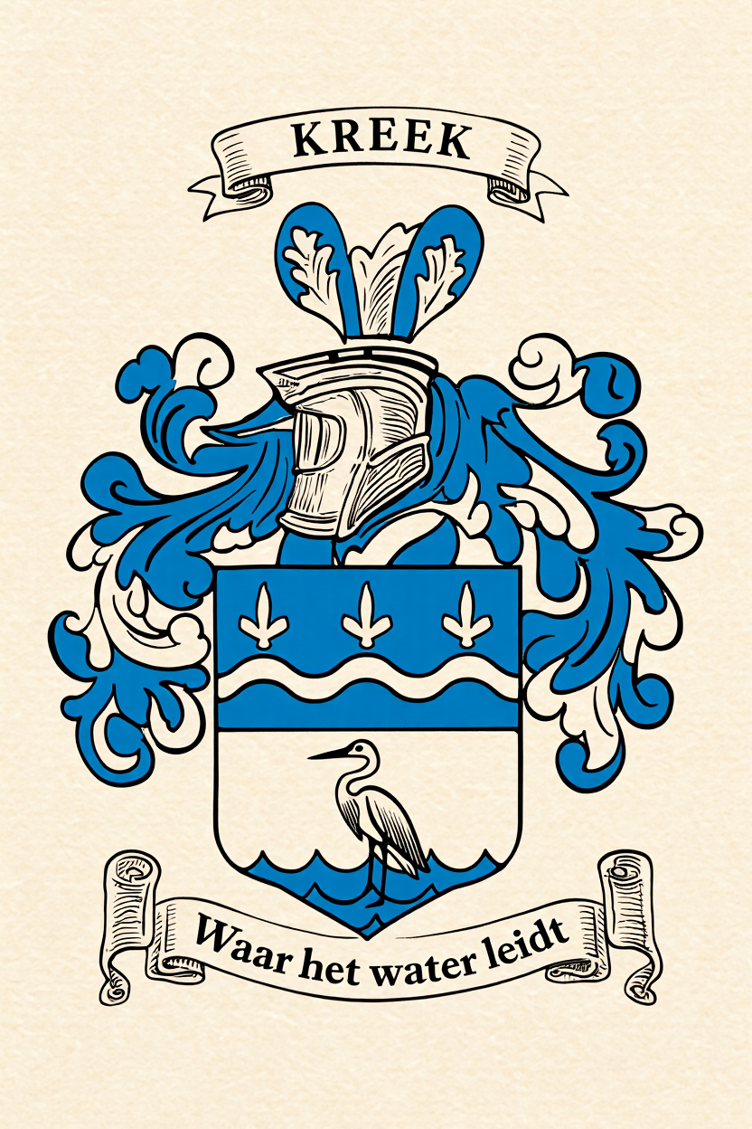 Familiewapen van de achternaam KREEK